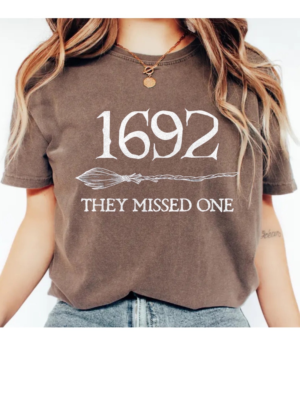 Comfort Colors Savannah Graphic Halloween Tee '1692 They Missed One'